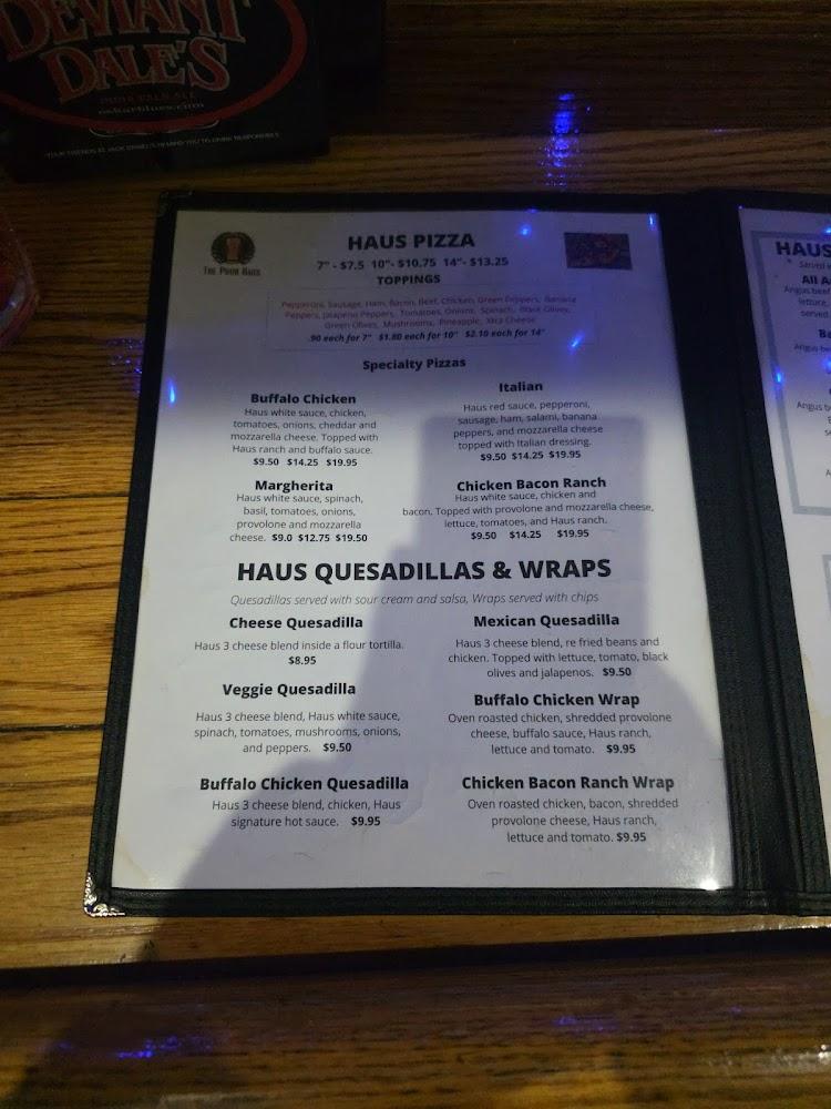 Pour Haus Grill & Tavern Menu image 2